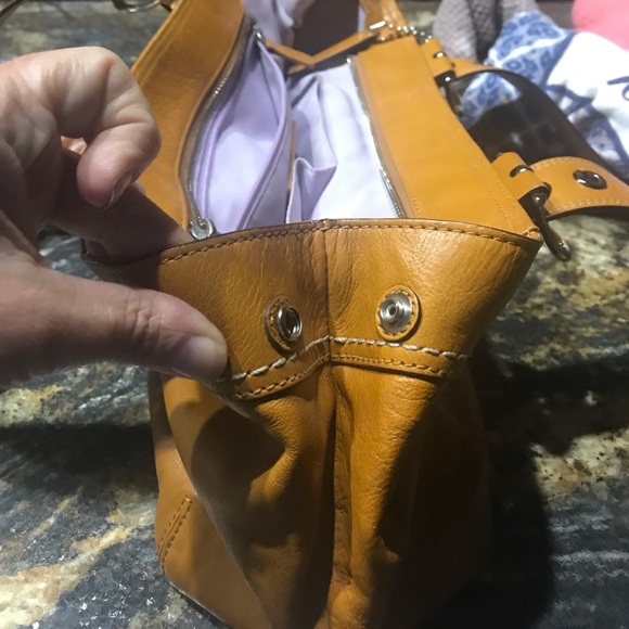 NWOT! Authentic Coach Saffron yellow Soho hobo bag - Picture 5 of 15